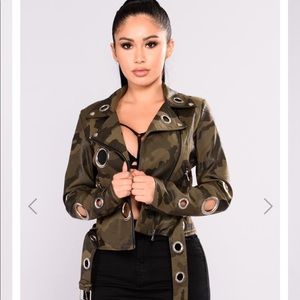 Fashion Nova Faux Leather Jacket